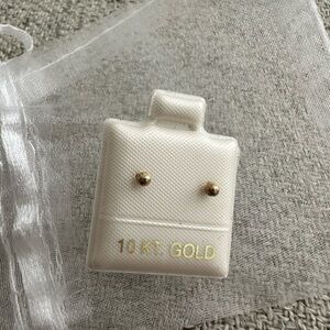 10 KT Gold Stud Earrings